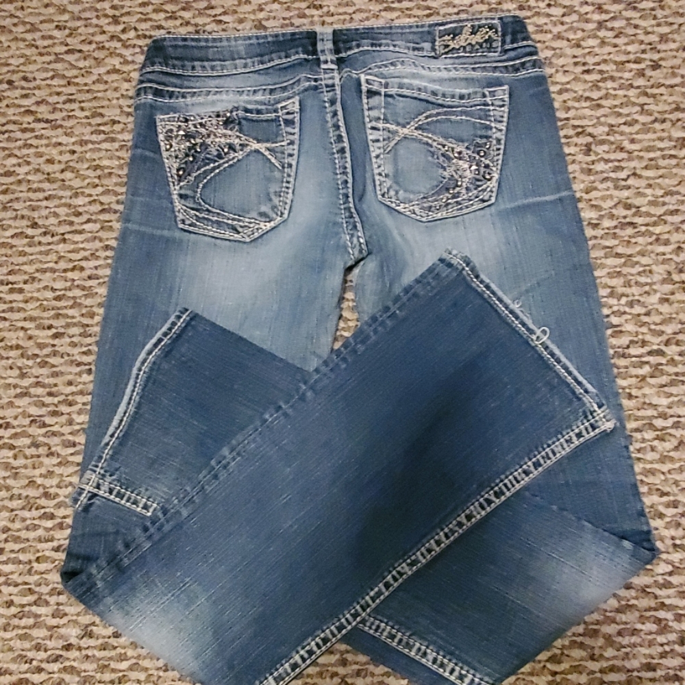 Silver jeans